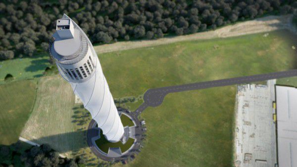 246 Meter hoch ist der Testturm, den die Verantwortlichen von Thyssenkrupp in Rottweil errichtet haben. Thyssenkrupp