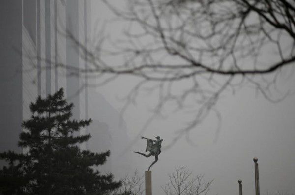 Dichter Smog in der Hauptstadt Peking. Reuters