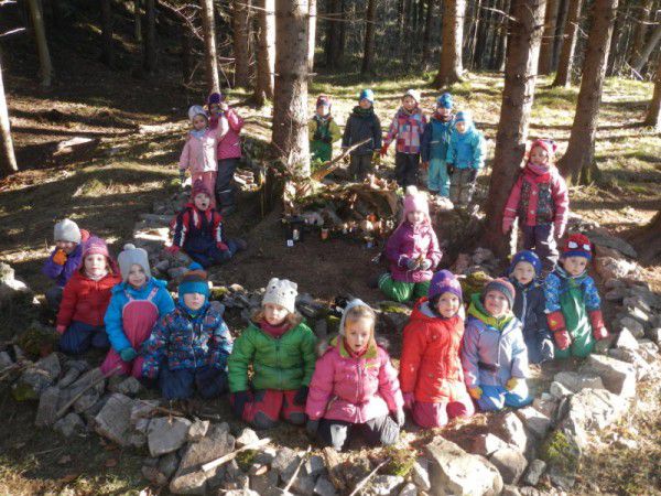 Die „WaldLüxe“ mit ihrer Adventspirale. Stadt Bludenz