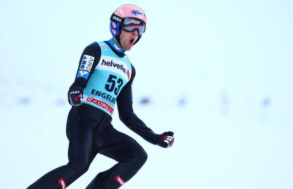 In Engelberg landete Kofler auf Platz drei. GEPA