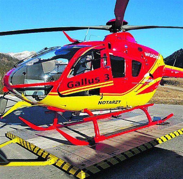 Neuer Name für Rettungsheli: Aus „Alpin 3“ wurde „Gallus 3“. Wucher HelicopteR