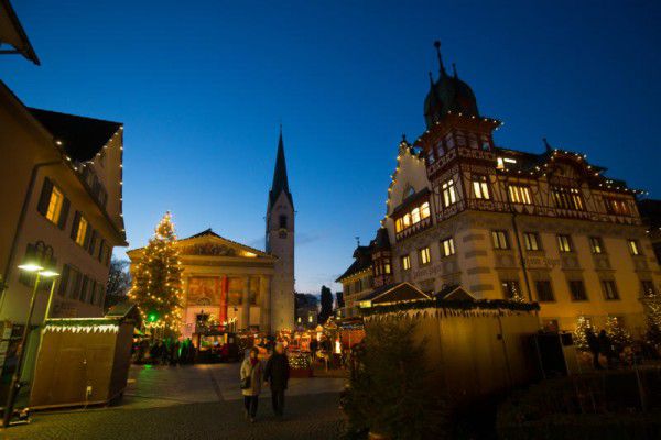 Nicht nur während der Weihnachtszeit wird die Polizei am Dornbirner Marktplatz präsent sein.Klaus Hartinger
