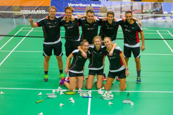 Die Bundesligamannschaft des UBSC Wolfurt.Hartinger