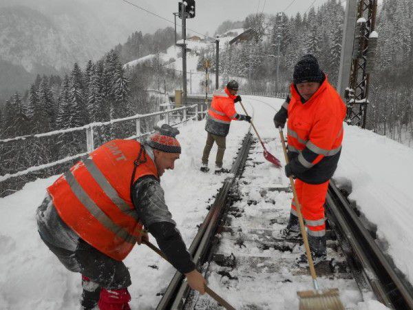 Für die ÖBB-Mitarbeiter gab es einiges zu tun. öbb