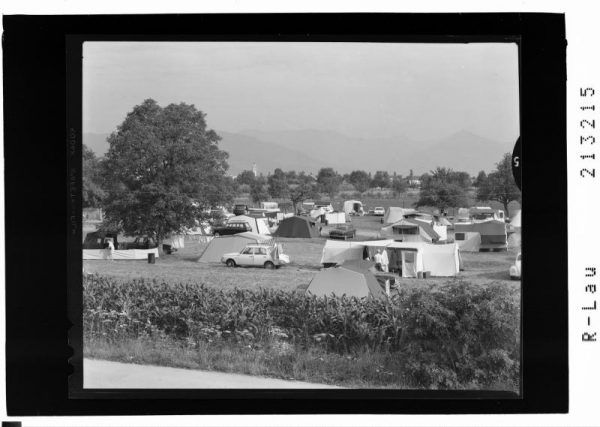Campingplatz Weiss in Neu-Amerika um 1968.Foto: Sammlung risch-Lau