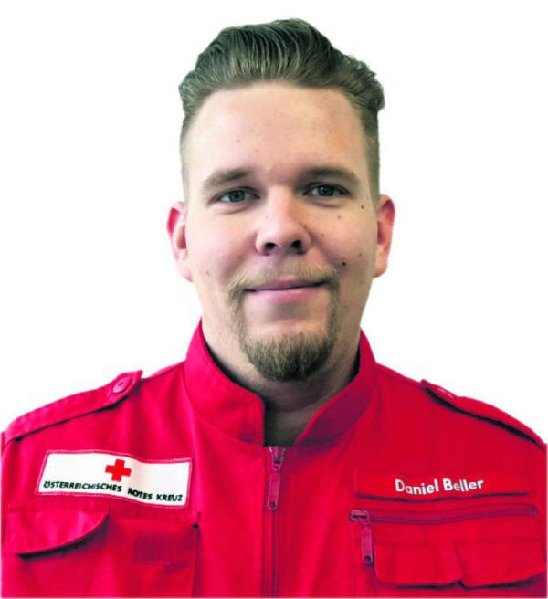 Daniel Beller ist der neue Götzner Ortsstellenleiter.RotesKreuz Vorarlberg