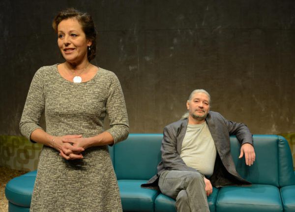 Daniela Gaets und Bernd Sracnik spielen die Hauptfiguren in Monika Helfers „Der Frauentourist“ im Bregenzer Theater Kosmos.gerhard kresser