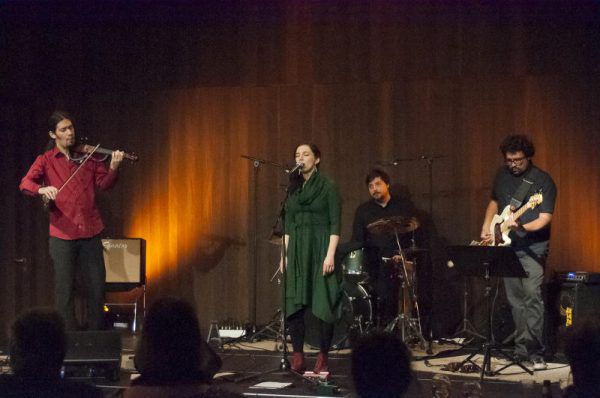 Der aus Bludenz stammende Violinist Simon Frick mit seiner Band Simon Frick’s Soundscape. Lisa Kammann