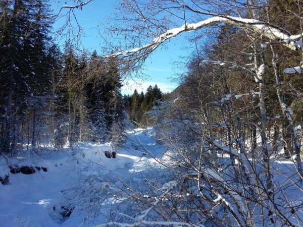 Die Route führt durch eine abwechslungsreiche Naturlandschaft. HErtha Glück