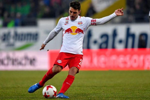 Durch den Abgang Sorianos (großes Bild) sind die Chancen des Ex-Altachers Dimitri Oberlin auf EInsatzzeit bei Salzburg deutlich gestiegen. GEPA (2)