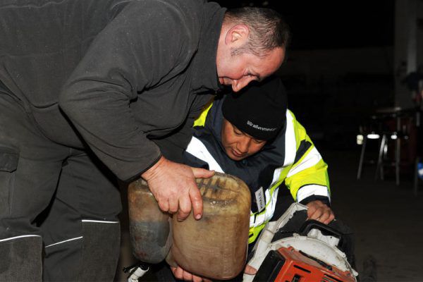 Khalil und Adi Greuss bei der Einschulung. Stadt Dornbirn (2)