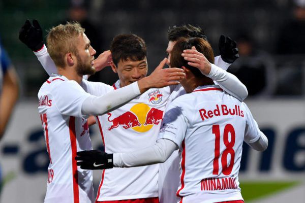 Salzburgs Offensiv-Akteure waren gegen Ried nicht aufzuhalten. GEPA