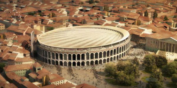 So wird das Dach der Arena in etwa aussehen. AP/Verona Municipality