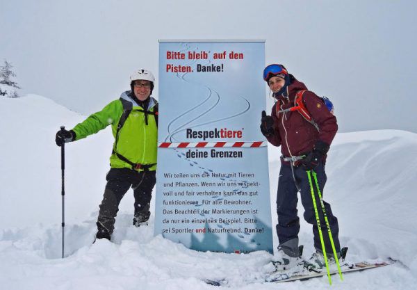 Umweltlandesrat Johannes Rauch (links im Bild) fordert eine konsequente Bestrafung und höhere Bußgelder, wenn Apelle nichts mehr nutzen. VLK/ NEUE Archiv