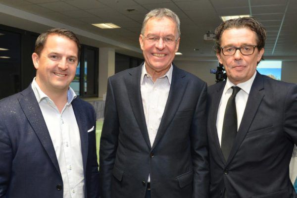 Wirtschaftskammerpräsident Hans-Peter Metzler, Georg Comploj und Jürgen Kessler (v.l.).Alexandra Serra (6)