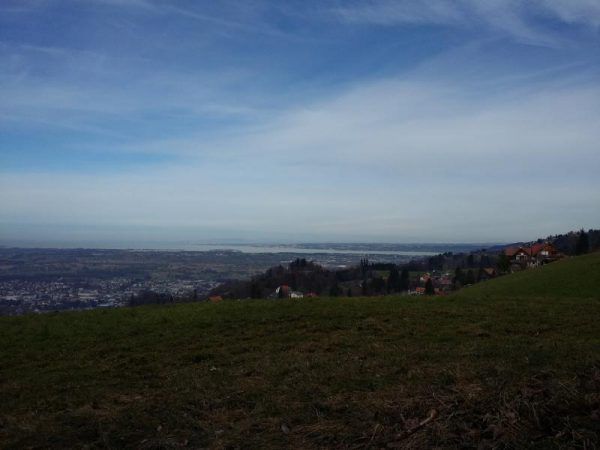 Ausblick vom Heilenberg bis zum Bodensee. Hertha Glück (2)