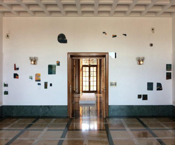 Blick in die Ausstellung von Wolfgang Bender in Rom. wolfgang Bender