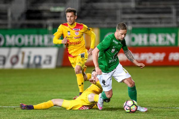 Daniel Sobkova spielte gegen Kapfenberg eine gute Partie. Nur bei Standards hatte er kein Glück. GEPA/Lerch