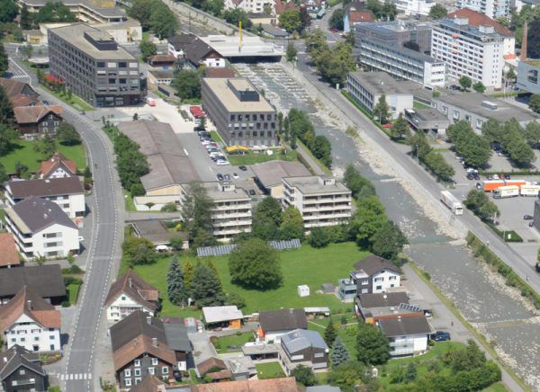 Die bestehenden Personalhäuser aus den Jahren 1967/68. Stadt DBN