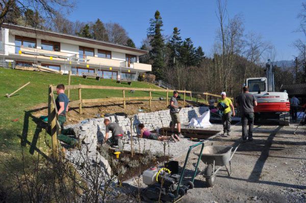 Die Lehrlinge starteten bei besten Bedingungen zum ersten Modul.