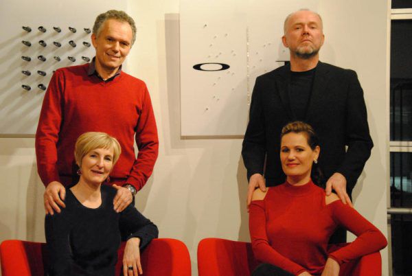 Die Schauspieler der Bühne West: Elke Kikelj-Schwald, Karl Müller, Hanno Dreher, Susanna Ackermann (v.l.).Theater am Saumarkt
