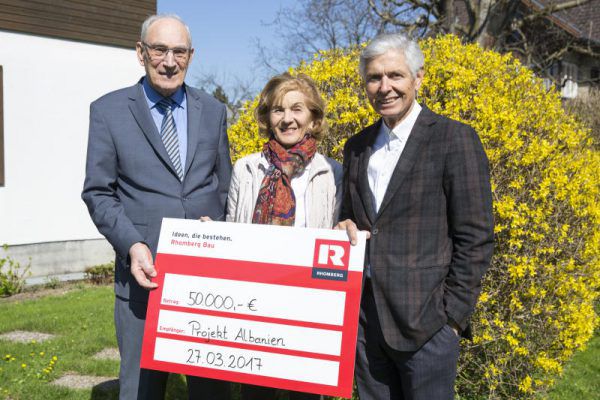 Franz Winsauer, Edith und Walter-Heinz Rhomberg. Rhomberg Gruppe