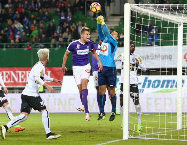 Kobras stand gegen Austria Wien in der Startelf. GEPA