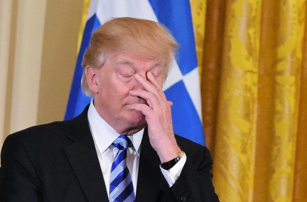 Trump muss Rückschlag verzeichnen. MANDEL NGAN i