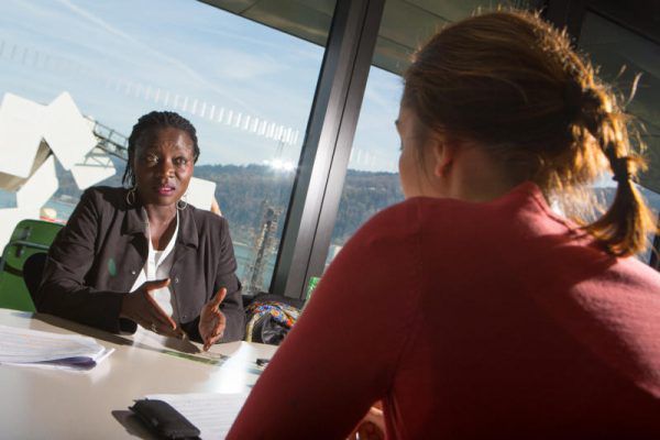 Auma Obama ist Mitglied des Weltzukunftsrates, der derzeit in Bregenz tagt. Klaus Hartinger