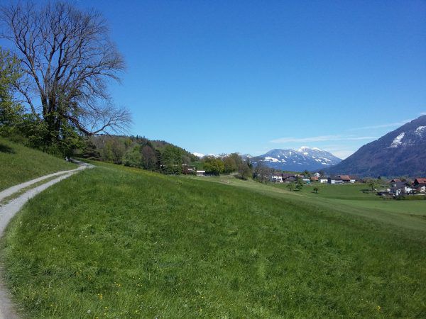 Dem Wanderer bieten sich auf dieser Tour besonders schöne Ausblicke .Hertha Glück