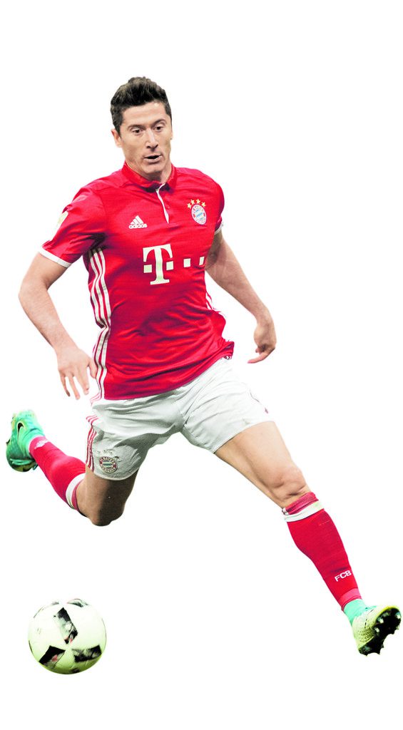 Den Münchnern macht vor allem die Rückkehr von Torjäger Robert Lewandowski Mut. GEPA
