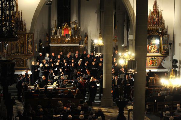 Der Domchor im Dom St. Nikolaus. Nikolaus Walter