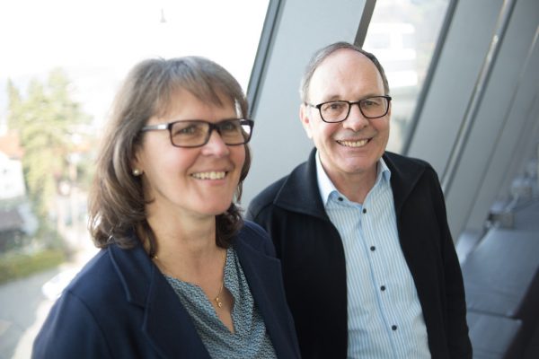 Heidi Schobel und Klaus Mathis vom Bifo. klaus hartinger