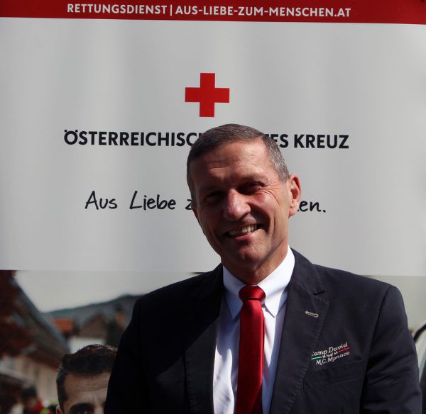 René Belz ist neuer Chefarzt vom Roten Kreuz Vorarlberg.Rotes Kreuz