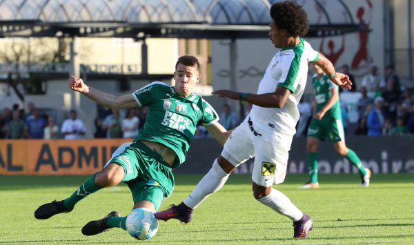 Bruno (r.) erzielte gegen Wattens fünf Saisontreffer. Gepa