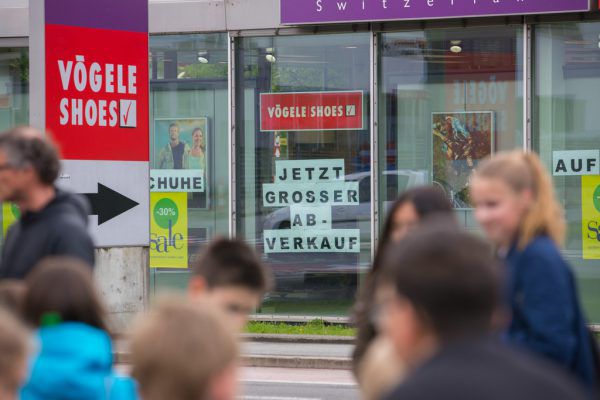 Der Abverkauf in der Filiale in Dornbirn-Schwefel.Klaus hartinger