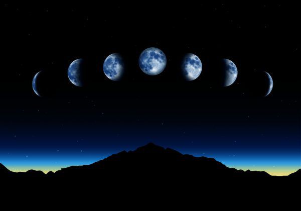 Eine volle Lunation des Mondes dauert über 29 Tage. Shutterstock