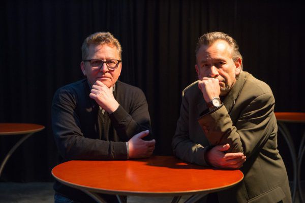 Die künstlerischen Leiter des Theater Kosmos, Augustin Jagg und Hubert Dragaschnig.Klaus Hartinger