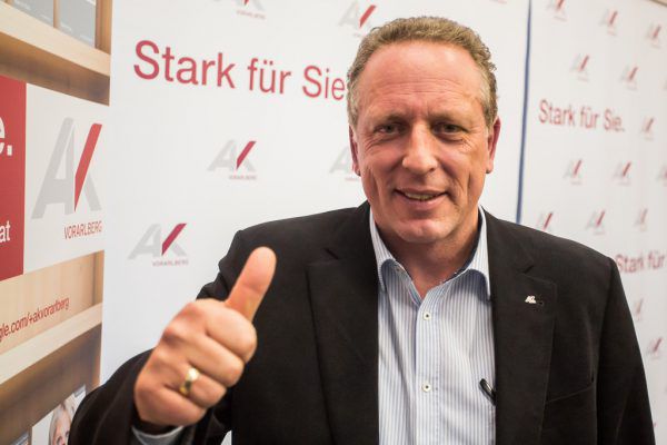 AK-Präsident Hubert Hämmerle geht auf Distanz zur Bundesregierung. Philipp Steurer