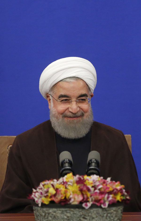 Hassan Rohani gewann die Wahl mit absoluter Mehrheit. ATTA KENARE/AFP