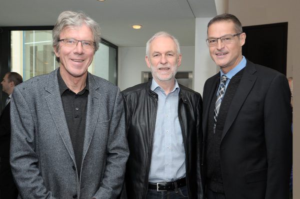 Landesrat Bernhard (r.) gratulierte zum Jubiläum. VLK