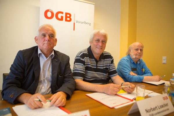Manfred Heeb, Norbert Loacker und Josef Riedinger (v.l.).Klaus Hartinger (2)
