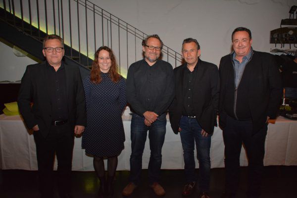 Regisseur Augustin Jagg, Kostüm­bildnerin Monika Loser, Herwig Hammerl, Hauptdarsteller Hubert Dragaschnig und Stefan Pfeistlinger (Bühnenbild).Andrea Fritz-Pinggera (5)