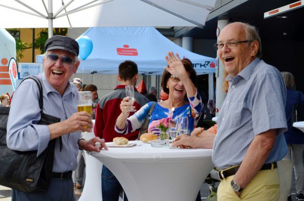 Die Besucher der Feier hatten offenbar viel Spaß. dornbirner Sparkasse