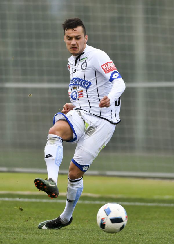 Kristijan Dobras spielt per sofort für den SCR Altach und ist auch im Europacup bereits einsatzberechtigt. GEPA