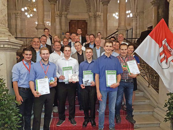 Team Vorarlberg in der Wiener Stadthalle. WKV
