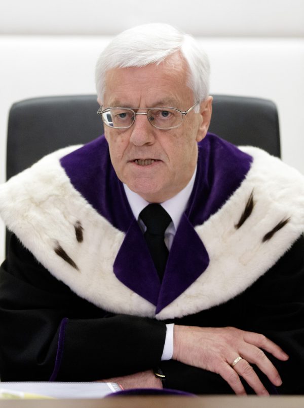 VfGH-Präsident Gerhart Holzinger. APA