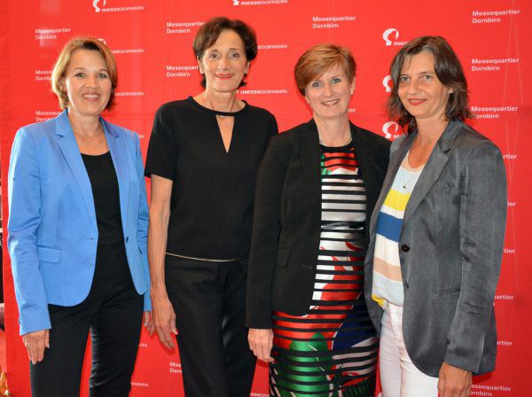 Bürgermeisterin Andrea Kaufmann, Landesrätin Bernadette Mennel, Messe-Geschäftsführerin Sabine Tichy-Treiml, Projektleiterin Isabella Marte (v.l.). Marion Hofer (5)