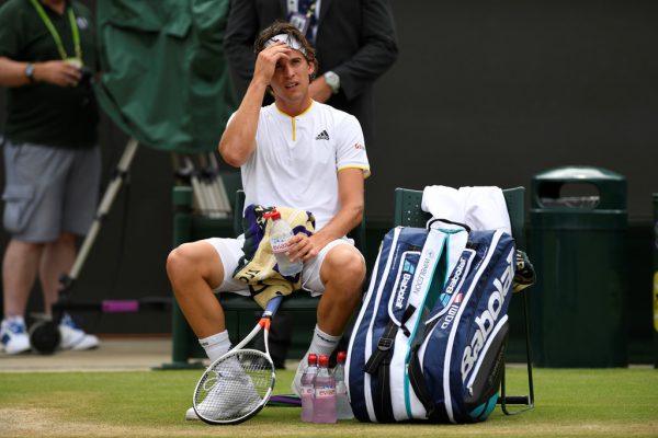 Dominic Thiem erreichte erstmals in seiner Karriere ein Wimbledon-Achtelfnale. Reuters