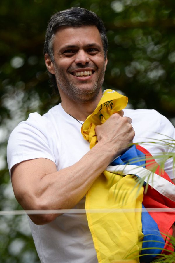 Drei Jahre lang war Leopoldo López im Gefängnis. APF